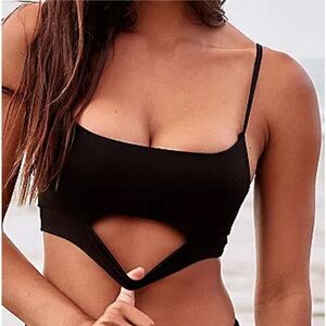 Free People x Toast Black Bikini Top